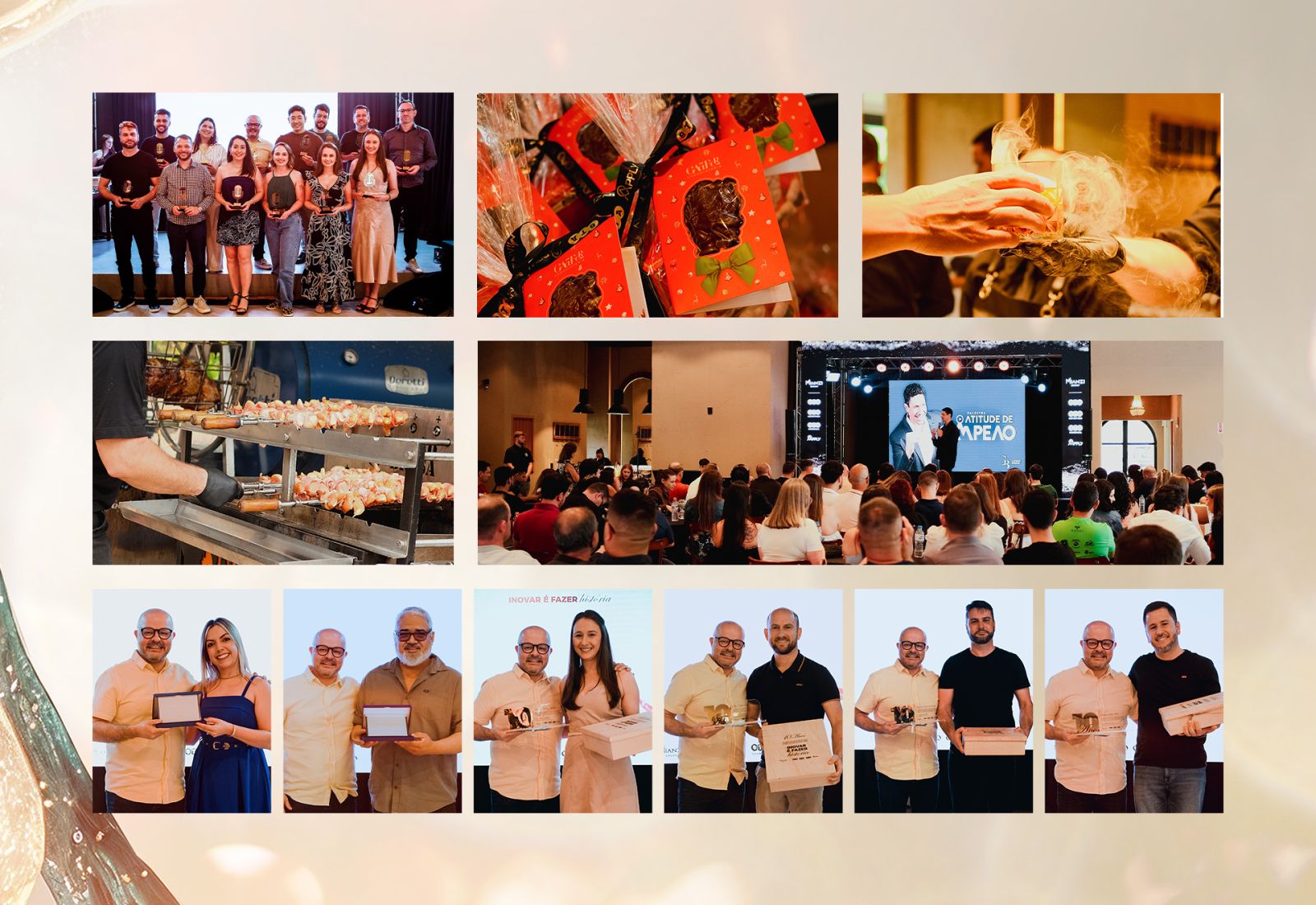 Encerramento da BTA com diversos funcionários se divertindo