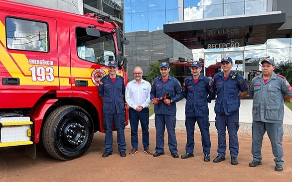 BTA apresenta plano de investimentos à Prefeitura de Xanxerê e presta homenagem ao Corpo de Bombeiros.